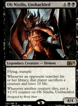 Magic 2015 (M15) #110 Ob Nixilis, Unshackled - Image 1