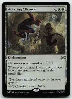 Amazing Alliance R Foil Marvel's Spider-Man: Eternal-Legal 2 NM - Image 1