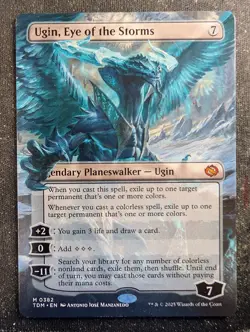 Ugin, Eye of the Storms - Borderless - Tarkir: Dragonstorm (MTG) - Image 1