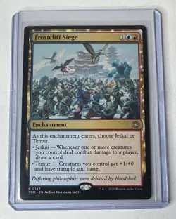 Frostcliff Siege #187 Tarkir: Dragonstorm Rare Enchantment MTG NM/M - Image 1