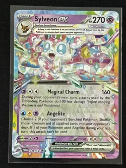 Pokemon TCG Prismatic Evolutions Sylveon EX Double Rare Holo Card 041/131 - Image 1
