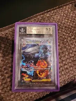 2025 Pokemon MEGA Inferno X Japanese #110 Mega Charizard X ex SAR BGS 9.5 - Image 2