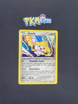 Pokemon TCG Jirachi Roaring Skies 42/108 Holo Rare LP. - Image 1