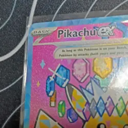 Pokemon TCG Pikachu Ex 277/217 Ascended Heros - Image 5