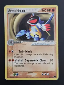 2004 Pokemon Armaldo ex 16/17 POP Series 1 (Non-Holo) - Image 1