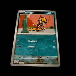 Scraggy 057/086 Master Ball Pattern Reverse Holo White Flare Pokemon Near Mint - Image 1