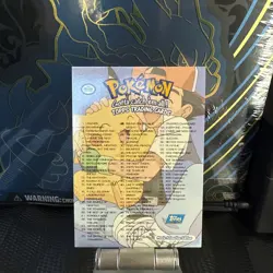 1999 Topps Pokemon the First Movie Checklist Blue Logo NNO 1st MINT - Image 2