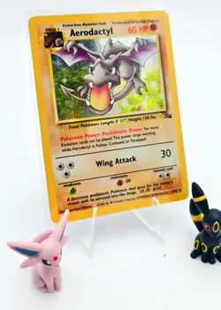 Pokemon TCG - Aerodactyl - 1/62 - Holo Unlimited - Fossil Unlimited - Image 1