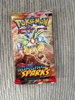 Pokemon TCG Scarlet & Violet Surging Sparks Booster Pack - Image 1
