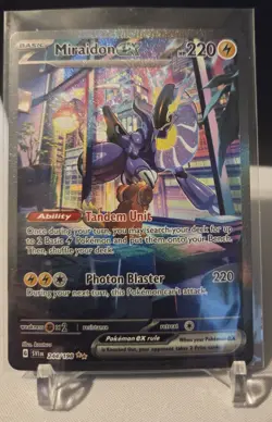 Pokemon 2023 Scarlet and Violet Miraidon EX Base Set 244/198 NM - Image 1