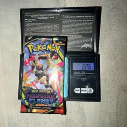 VERY HEAVY 22.6g! Pokemon TCG Phantasmal Flames Sleeved Booster Pack (SEALED) - Image 1