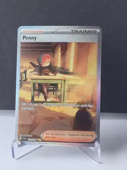 PENNY 252/198 - Pokemon Scarlet and Violet Special Illustration Holo Secret Rare - Image 1