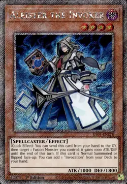 Aleister The Invoker - Platinum Secret Rare 1st Edition RA04-EN278 - NM - YuGiOh - Image 1