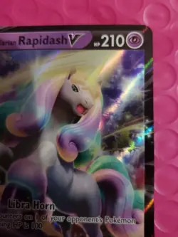 Galarian Rapidash V SWSH111 - Black Star Promo - Ultra Rare Holo Pokemon Card NM - Image 4