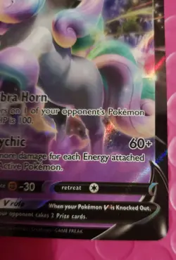 Galarian Rapidash V SWSH111 - Black Star Promo - Ultra Rare Holo Pokemon Card NM - Image 5