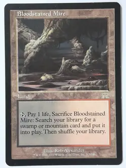Bloodstained Mire - NM Near Mint - ONS Onslaught - MTG Magic the Gathering Card - Image 1