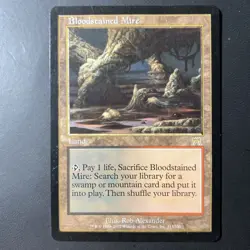 1x Bloodstained Mire Onslaught - Very Light Play/LP MTG - Image 1