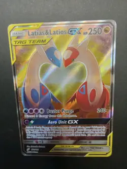 Pokemon TCG Latias & Latios GX 170/181 Team Up Alternate Full Art Holo NM - Image 1