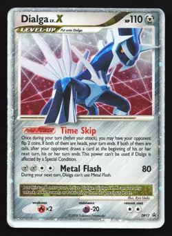 Dialga LV. X DP17 Diamond and Pearl Black Star Promo Pokemon Card - Image 1