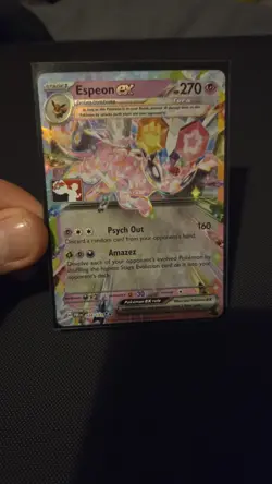 Pokemon TCG - Espeon EX Play Pack Series 7 Promo Stamp Holo 034/131 - Image 1