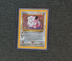 Clefairy Shadowless Base Set Holo Rare 1999 Pokemon TCG 5/102 NM/LP+ Condition - Image 1
