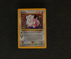 Clefairy Shadowless Base Set Holo Rare 1999 Pokemon TCG 5/102 NM/LP+ Condition - Image 3