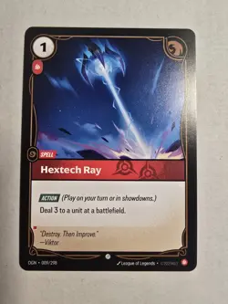 Riftbound Viktor Card Hextech Ray OGN 009/298 English League of Legends - Image 1