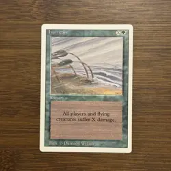 Hurricane 1994 MTG Magic the Gathering Card Revised Uncommon - Image 1
