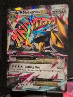 TCG Mega M Metagross EX XY35 Black Star Promo - Pokemon Card XY 2014 - Image 1