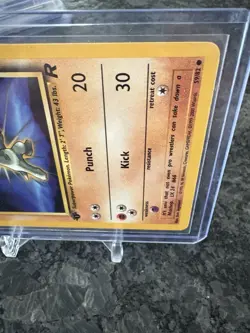 Pokemon TCG Team Rocket Machop 1st Edition 59/82 Card - Image 4