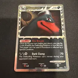 Pokemon TCG Houndoom Prime Ultra Rare Holo Card 82/90 Undaunted English LP - Image 1