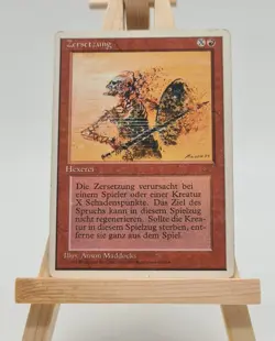 Zersetzung 4. Edition Magic Karte MTG Deutsch (Disintegrate) - Image 1