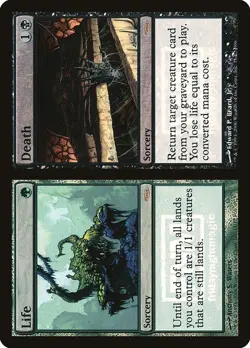 Life and Death (FNM) FOIL Promo HEAVILY PLD Sorcery Special MAGIC CARD ABUGames - Image 1