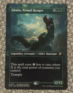 Ghalta, Primal Hunger (Borderless) Special Guests Magic MTG NM - Image 1