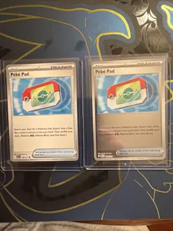 Pokemon TCG Ascended Heroes Poke Pad 198/217 Set Of 2 - Image 1