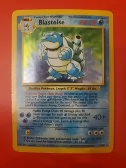Pokemon TCG: 1999 Blastoise 2/102 Base Set Holo Rare LP - Image 1