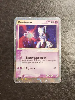 Mewtwo ex 101/109 Ruby and Sapphire Holo Ultra Rare Pokemon TCG Nintendo MP - Image 1