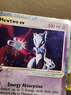 Mewtwo ex 101/109 Ruby and Sapphire Holo Ultra Rare Pokemon TCG Nintendo MP - Image 4