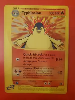 Pokemon TCG: 2002 Typhlosion 64/165 Expedition Non-Holo Rare HP - Image 1