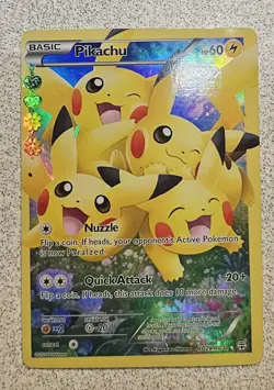 Pokemon TCG Pikachu Full Art RC29/RC32 Generations Radiant Collection - Image 1