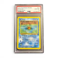 2000 Pokemon Promo Psyduck Black Star #20 PSA 10 GEM MINT ⭐ WOTC - Image 1
