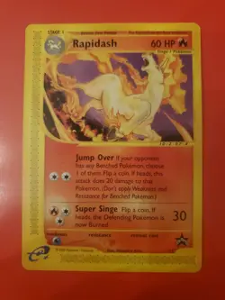 Pokemon TCG: 2002 Rapidash 51/53 Wizards Black Star Promo Non-Holo LP - Image 1