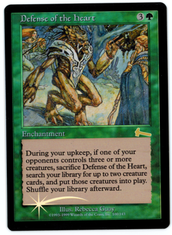 Defense of the Heart - MTG (SP+/NM Quality FOIL) - Urza's Legacy - See scans!! - Image 1