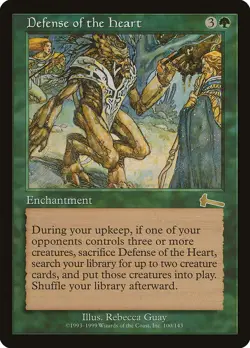 MTG Defense of the Heart - Urza's Legacy #100 - Image 1