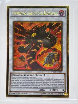 Yu-Gi-Oh Phantasmal Lord Ultimitl Bishbaalkin PGL3-EN006 Gold Secret R 1st E NM - Image 1