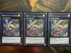 (3x) Yugioh Wind-Up Arsenal Zenmaioh ORCS-EN098 Secret Rare Unlimited Edition LP - Image 1