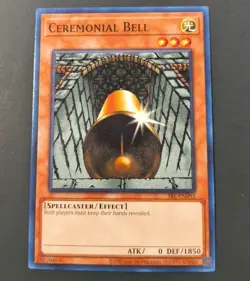 Yu-Gi-Oh! Spell Ruler Ceremonial Bell Common Card SRL-EN092 NM - Image 1