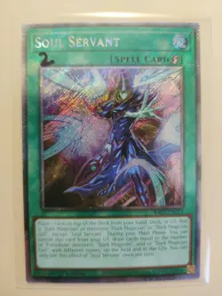 Yu-Gi-Oh! Soul Servant (Platinum Secret Rare) RA03-EN271 1st Ed VLP - Image 1
