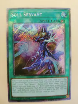 Yu-Gi-Oh! Soul Servant (Platinum Secret Rare) RA03-EN271 1st Ed VLP - Image 2
