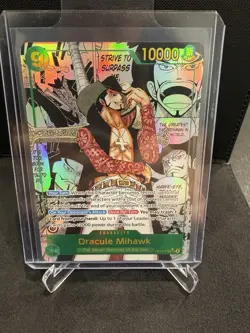 2026 ONE PIECE OP14-EB04-THE AZURE SEA'S SEVEN #119 DRACULE MIHAWK MANGA Raw - Image 1